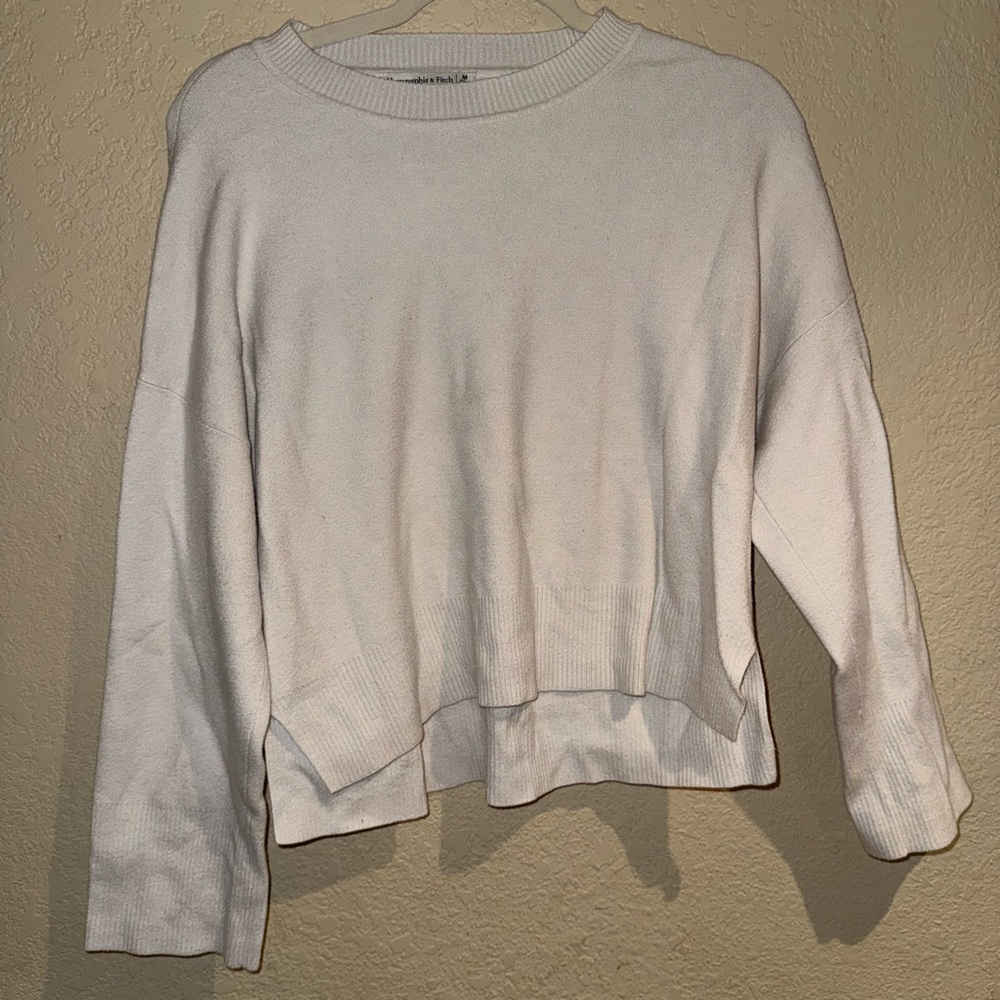 Abercrombie & Fitch Cream Knit Sweater